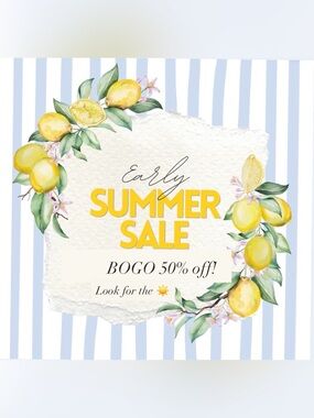 ☀️Early Summer Sale BOGO 50%☀️